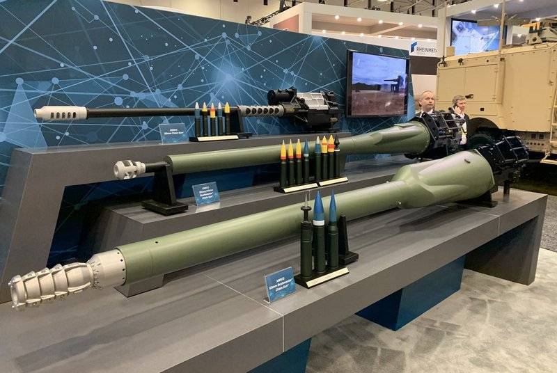 In the United States showed a new 50-mm automatic gun for light armored vehicles