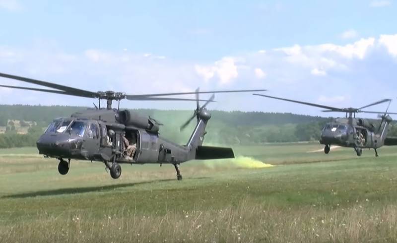 Turkish F-16 fighter destroyed a helicopter 