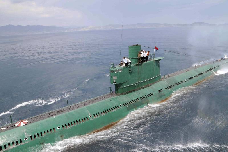 A sea serpent. The most dangerous weapon North Korea