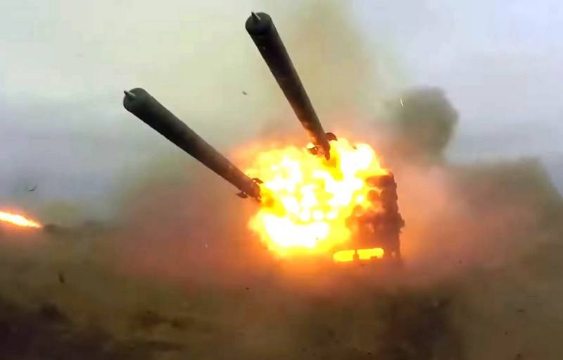 De Verdeedegungsministère definéiert gouf mat dem Konzept vun der Hëllef vun der TOS-1A 