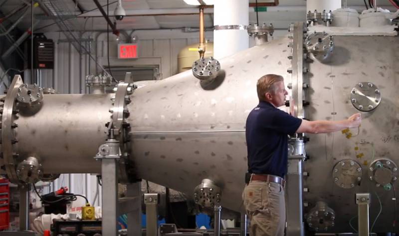 Aux états-UNIS ont testé le biais d'un moteur du projet HTX