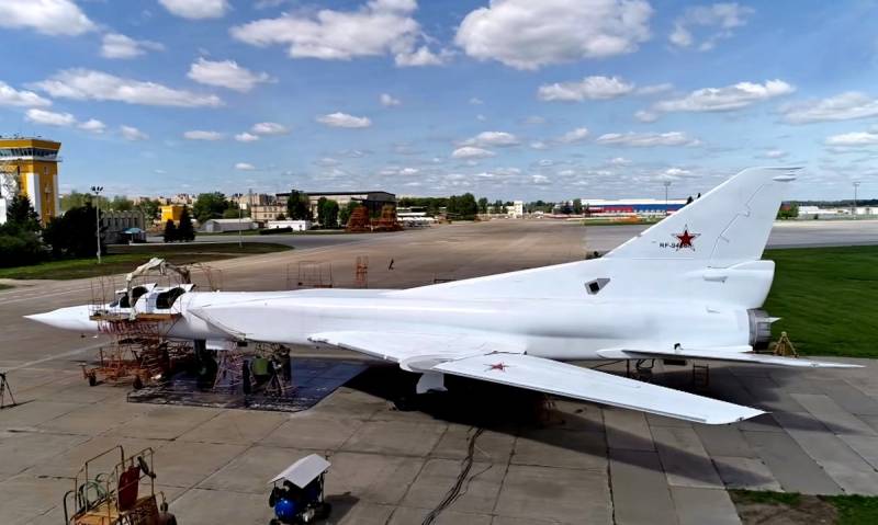 The first modernized Tu-22M3M continued factory testing