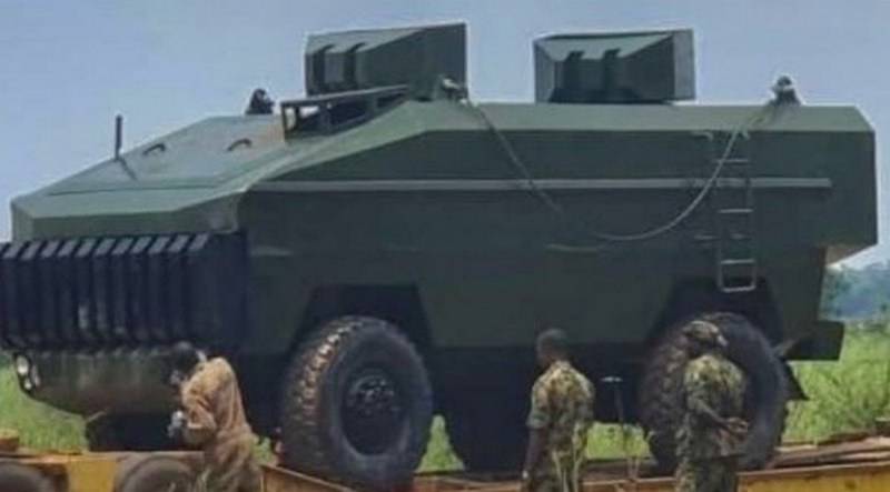 Nigeria showed the armored car Ezugwu (