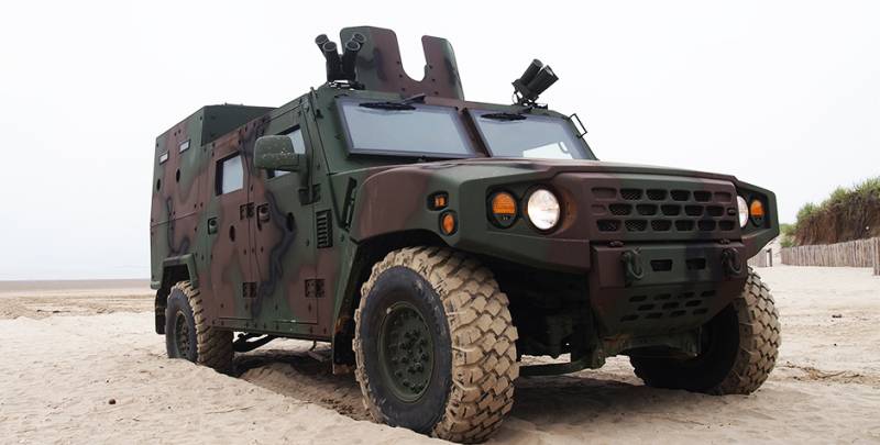 Armored car from KIA Motors. From South Korea to the Philippines and Mongolia