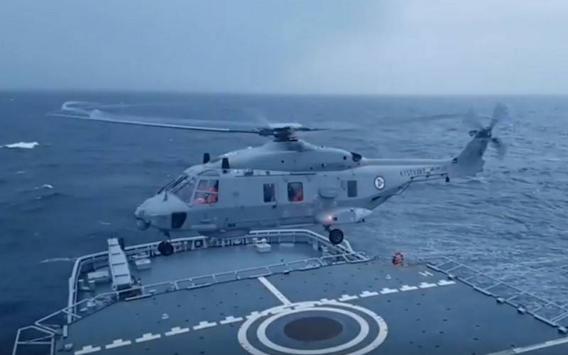 Der erste Hubschrauber NH90 Sea Lion in Dienst der deutschen Marine