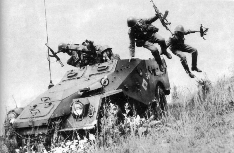 The BTR-40. The first Soviet serial armored personnel carrier