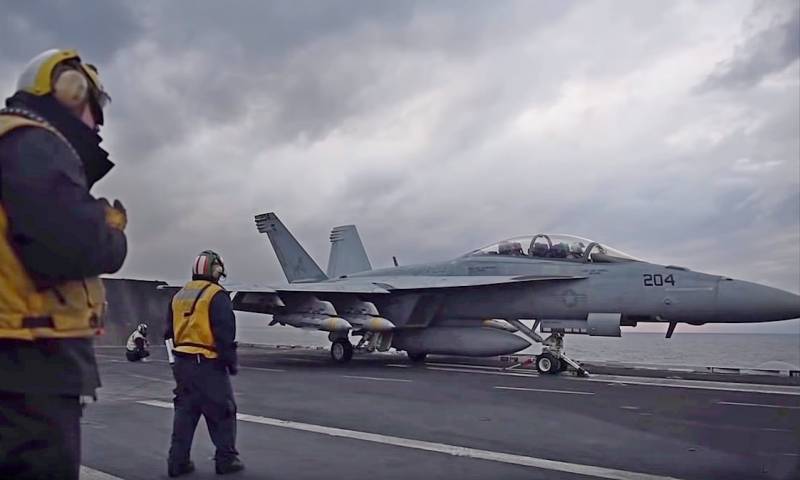 Fighter-bomber of the US Navy received the sign downed in Syria 