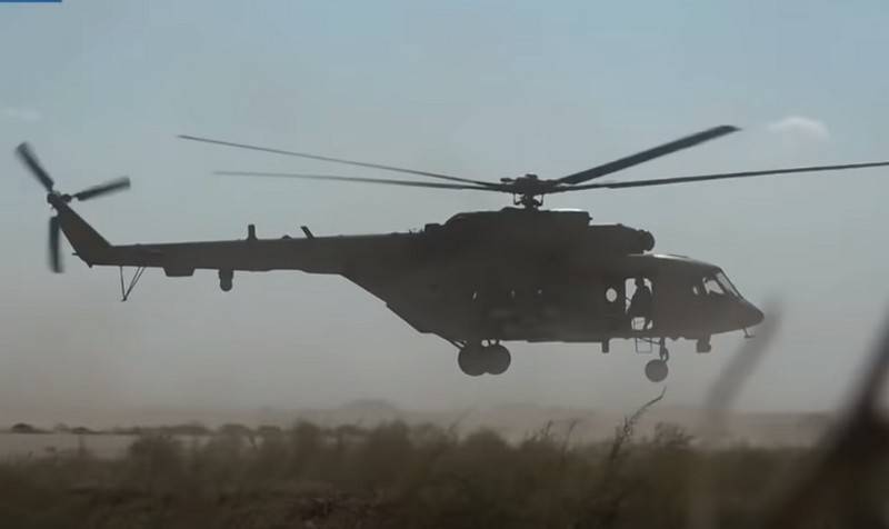 De Verdeedegungsministère перебросило am Norde vu Syrien Helikopter an zrpk 