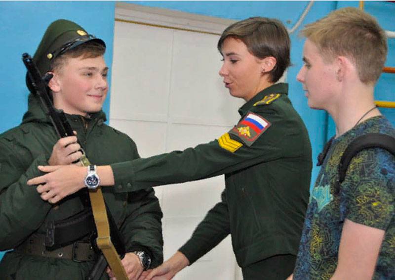 Recruit day and features conscription campaign in Russia in 2019