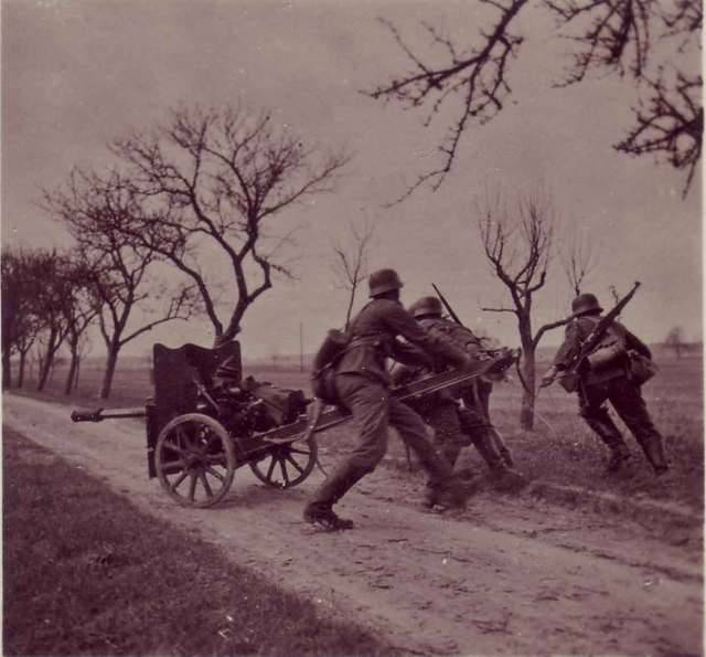Trophy Austrian, Czechoslovak and Polish anti-tank guns in the German armed forces during the Second world