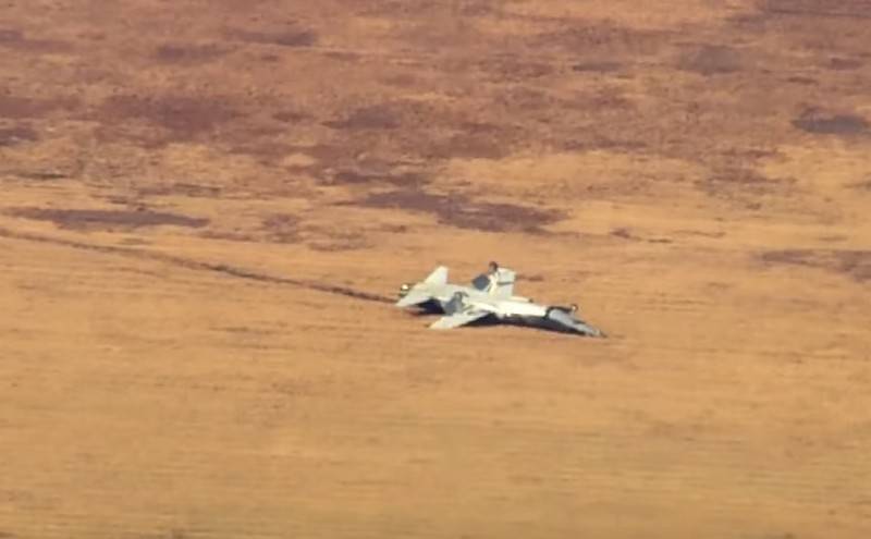 In the United States crashed training aircraft Northrop T-38 Talon