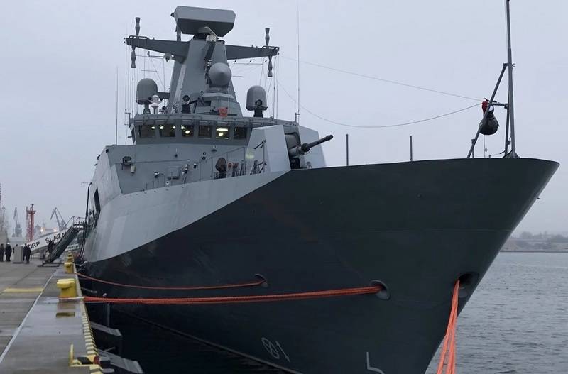 The Polish Navy were armed patrol 