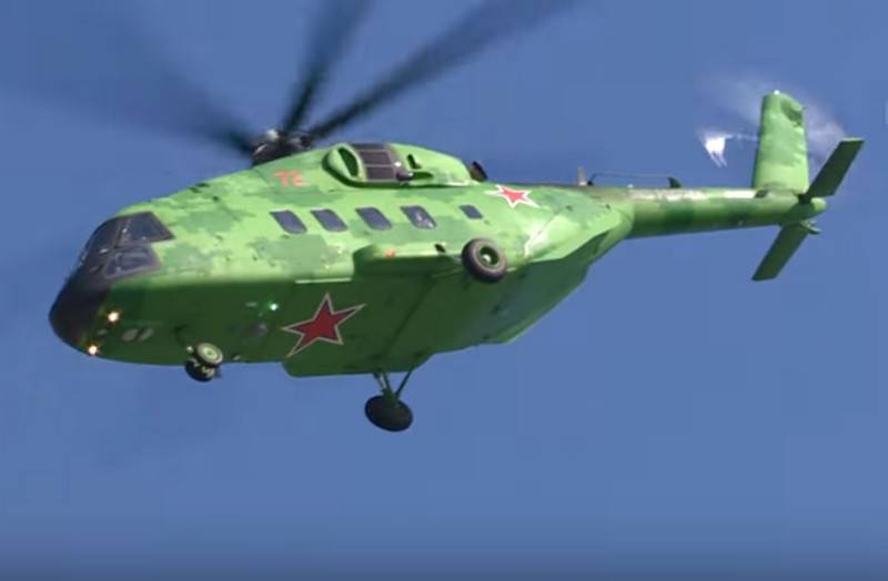 Бірінші көпмақсатты Ми-38Т түсіп, әскерге тәжірибелік пайдалануға