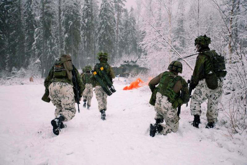 In Finland, showed a video of exercises to repel 