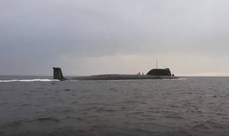 The nuclear submarine 