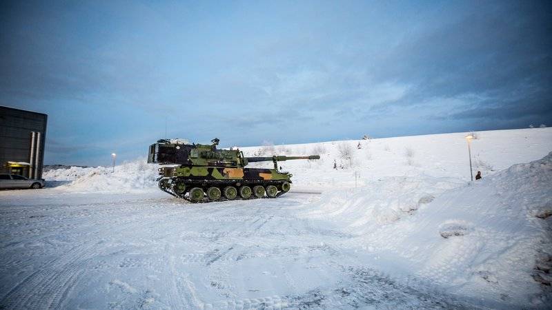 Norway got its first 155 mm K9 self-propelled guns of the South Korean Assembly