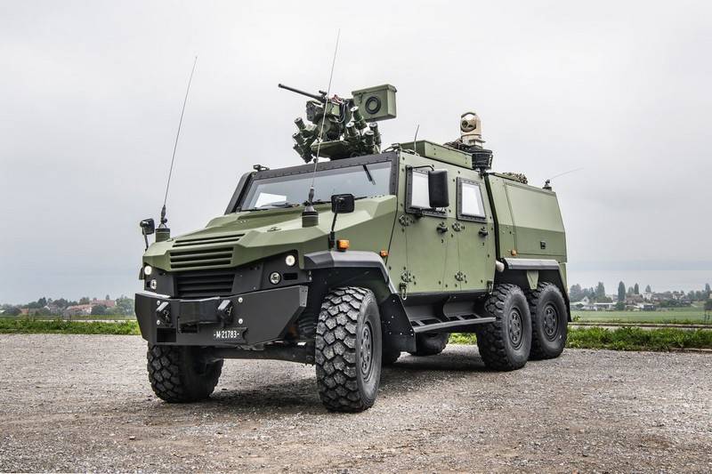 The Swiss army bought the machine intelligence on the basis of the Eagle 6x6