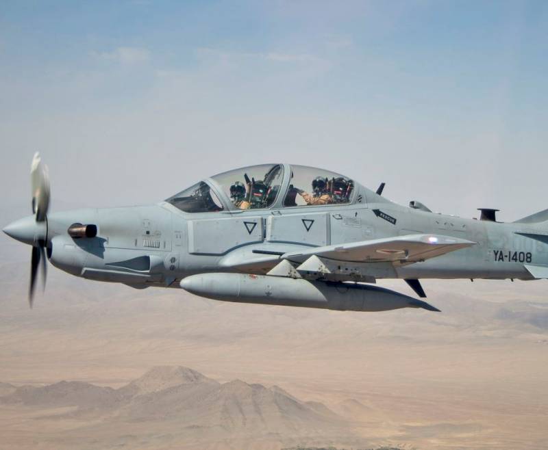 In the United States decided to return back to light propeller planes