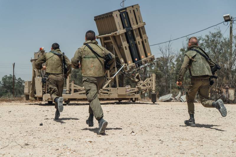 The iron dome intercepted another rocket from the Gaza strip