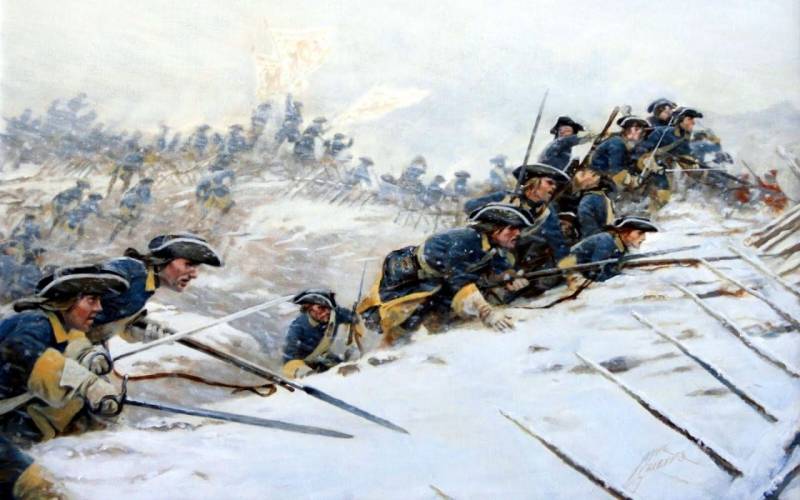 Жорсткі ўрок. Руская і шведская арміі ў Нарвском бітве