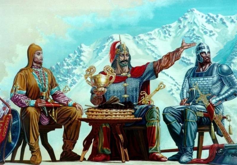 Caucasian military kitchen. Recipes for the New year