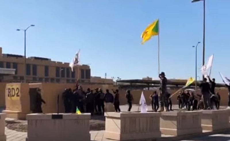Protesters stormed the U.S. Embassy in Baghdad