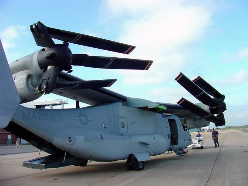 Over half a million flight hours. The contract for the Osprey platform support