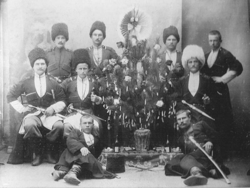 Cossack Christmas. Shooting, smoked goose and everywhere