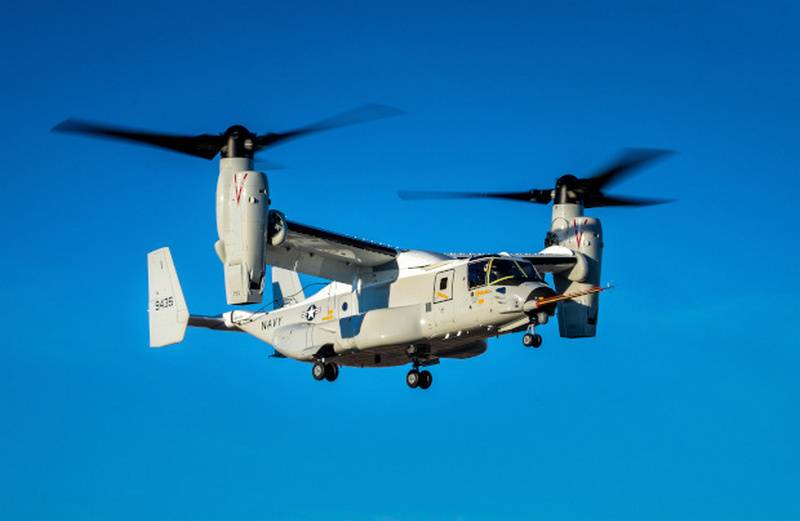 Көлік нұсқа конвертоплана CMV-22B алғашқы ұшуын