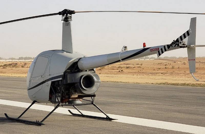 Aux états-UNIS ont développé un nouveau drone sur la base de l'hélicoptère Robinson R-22