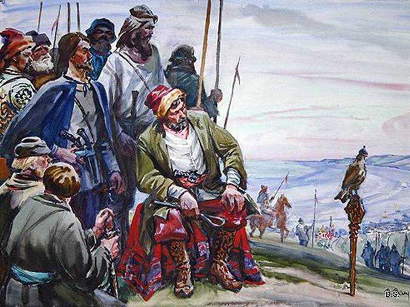 Rainshine. Beginning of the Peasant war