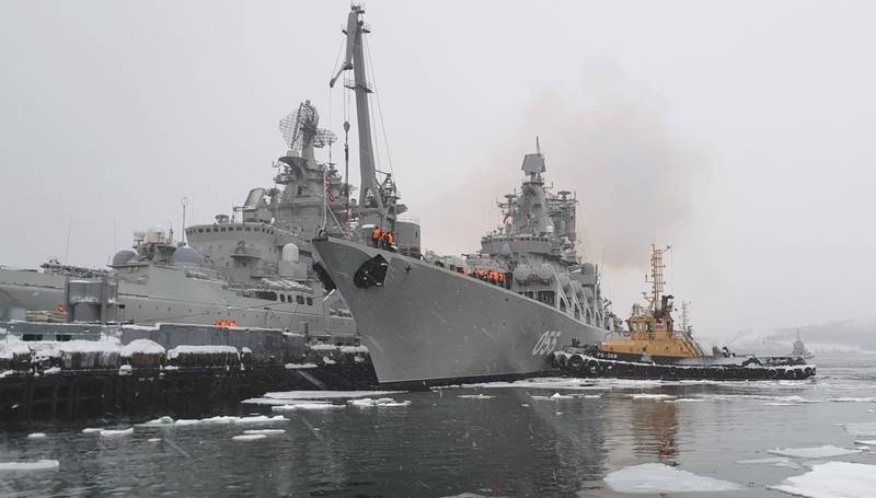 Un détachement de navires de la flotte du Nord a terminé la longue marche