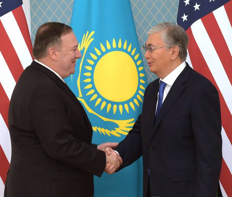 Pompeo att du för ett besök. Konflikter på grund av etniskt ursprung i Kazakstan