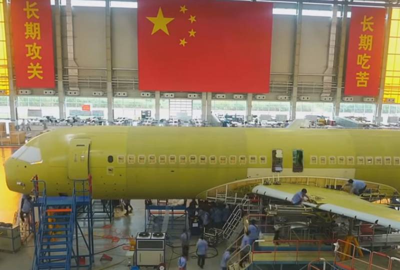 The US authorities want to ban the supply of engines for the C919 aircraft in China: 