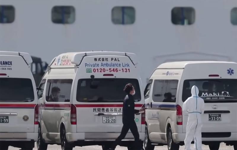 Verzielt iwwer abdu ' Russin neuartigen Corona-Virus op engem Croisièreschëff Diamond Princess