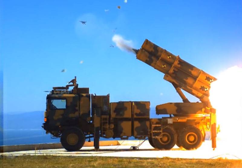 D ' Tierkei huet System TRG-300 Kaplan op der Grenz Sad: ka 