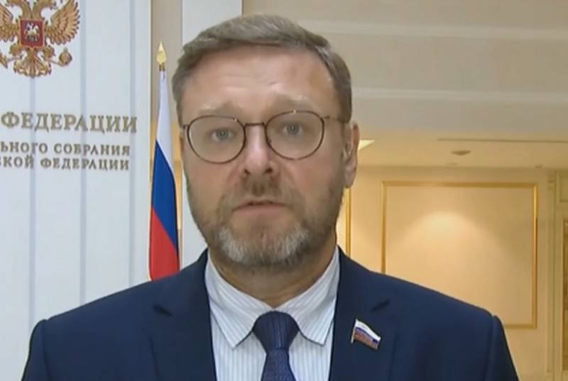 Arrêtez de soutenir le «parti de la guerre» en Ukraine: Kossatchev par correspondance adressée aux états-UNIS
