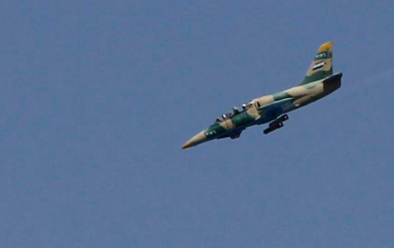 L-39 Syriske luftforsvaret skutt ned av Tyrkerne over provinsen Idlib