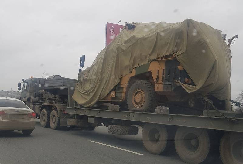 Трофейний турецький броньовик Vuran помічений на МКАД