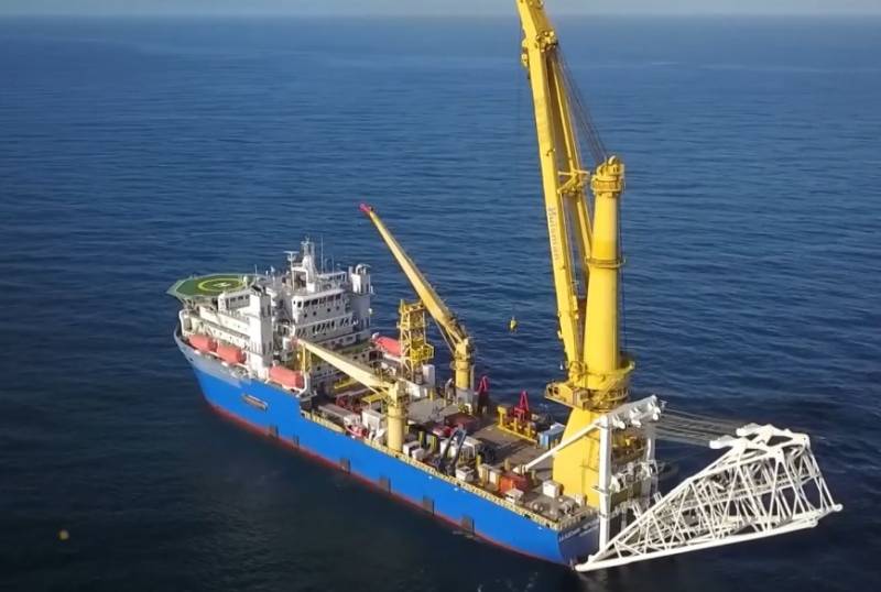 Ze fäerdeg kréien JV-2 Schëff gouf huet Kurs op de Süden vun Afrika