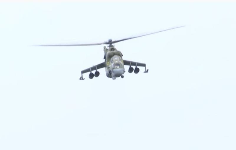 Beskadiget af krigere nær Aleppo Mi-24P Syriske luftvåben er tilbage i drift