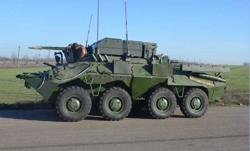 APU huet Si op d ' Äerm, eng nei Kurbel Ze-1450 op Basis vun der BTR-70КШ