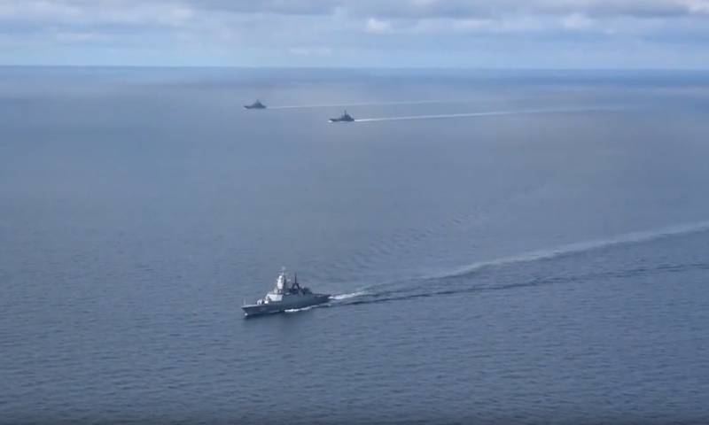 Die britische Flotte kam auf die große Gruppe der Schiffe der KRIEGSMARINE