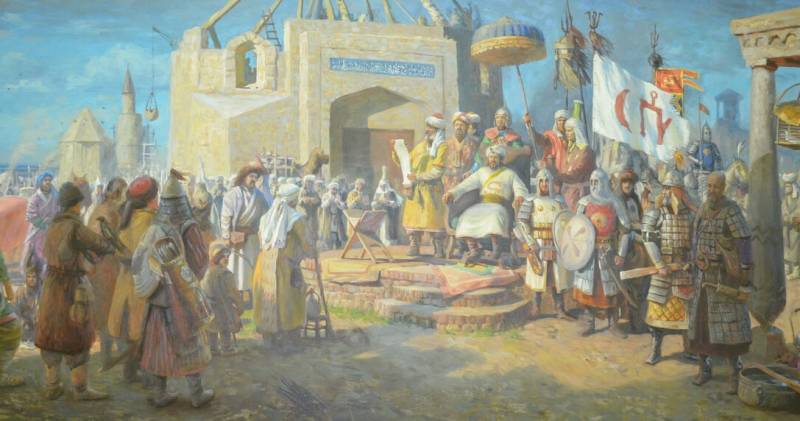 Тулунбек-Hanım. Deen eenzege ханша der Gëllener Loyalitéit
