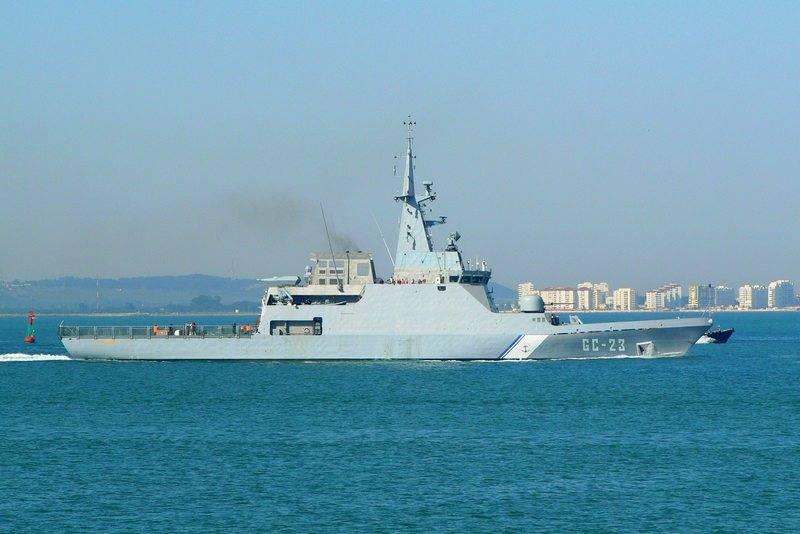 A patrol ship of naval forces of Venezuela sank after collision with passenger vessel