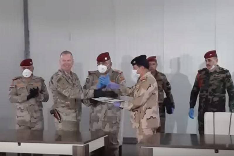 Den nächste amerikanesch Militärbasis irakesch Arméi iwwerdroen