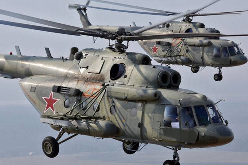 A couple of new Mi-8AMTSH entered service in the regiment of the southern military district