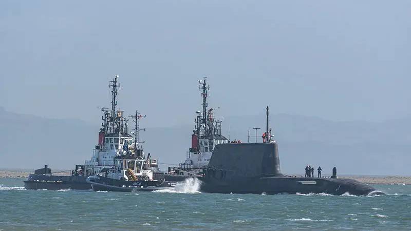 Four British nuclear submarine class 