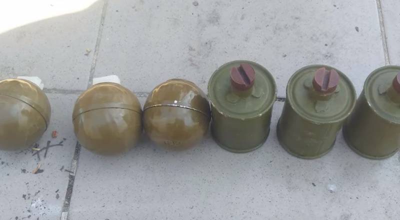 In Kiev, the Sergeant was trying to sell party of grenades and ammunition