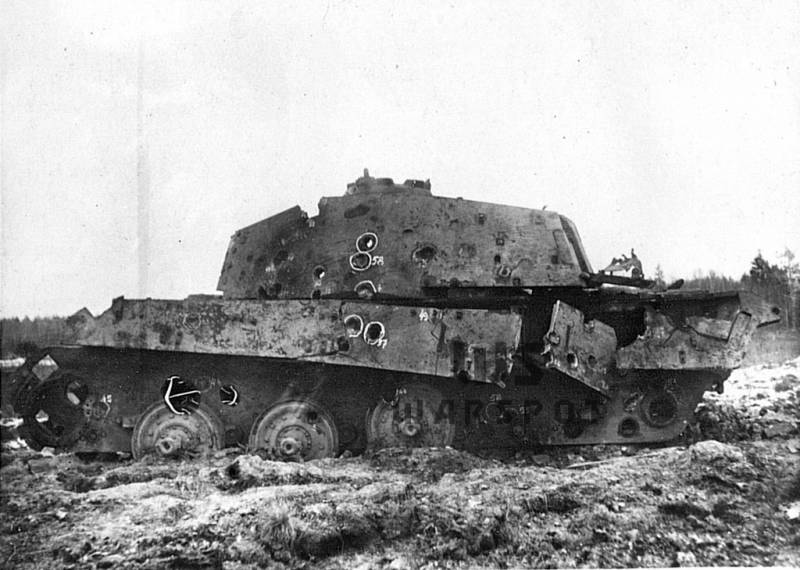 Testing of German armor: theory and practice